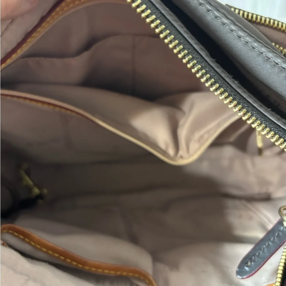 MZ Wallace Paige Nylon Chic Brown Crossbody Bag